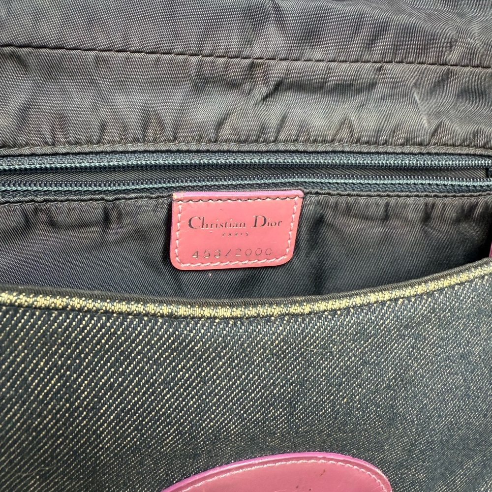 Christian Dior Ethnic Beaded Patchwork Shoulder B… - image 3